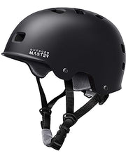 OutdoorMaster Skateboard Bike Helmet for Adult,Youth and Kids | Two Removable Liners Ventilation Certified Multi-Sport Helmet for Scooter Cycling Roller Skating Ebike