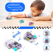 Benzem 50 Pcs Mini Pull Back Cars Set, Pull Back Racing Vehicles for Kids, Bulk Toys Party Favors Treasure Box, Classroom Prizes, Pinata Fillers,Goodie Bag Stuffers for Boys Girls
