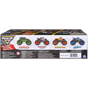 Monster Jam All Stars Monster Trucks, 1:64 Scale Die-Cast Vehicles 4-Pack