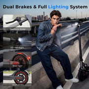 WAWSCOTE Electric Scooter - Electric Scooter Adults and Teens | 1200W/1000W/500W Motor, 28/21 Miles Max Range, APP Control, Double Braking Systems, 10"/8.5" Tire, Foldable E-Scooter