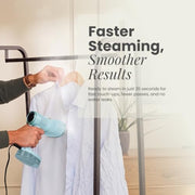 Rowenta AeroSteam Twist Handheld Clothes Steamer with Fabric-Grip | Vacuum Steamer Suction and powerful steam for iron-like results in one stroke