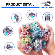 Benzem 50 Pcs Mini Pull Back Cars Set, Pull Back Racing Vehicles for Kids, Bulk Toys Party Favors Treasure Box, Classroom Prizes, Pinata Fillers,Goodie Bag Stuffers for Boys Girls