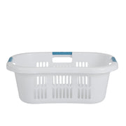 Rubbermaid Laundry Basket XL Hip-Hugger Basket 2.1-Bushel White Laundry Storage/Bathroom/Bedroom/Home Closet