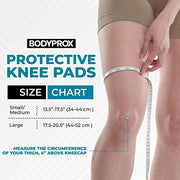 Bodyprox Protective Knee Pads, Thick Sponge Anti-slip Knee Sleeve
