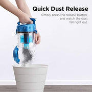 Eureka Whirlwind Bagless Canister Cleaner NEN110A Lightweight Corded Vacuum for Carpets and Hard Floors, Blue