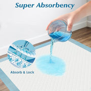 50 Count Super Absorbency Disposable Underpads, 17” x 13” | Leakproof Quick Drying Disposable Pads for Baby, Disposable Changing Pads for Baby, Disposable Diaper Changing Pads