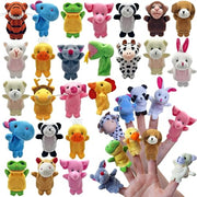 24 PCS Finger Puppets Set Mini Stuffed Animals Finger Puppet Toys for Storytelling Playing Teaching Shows Playtime Schools Birthday Party Gift Favor Supplies