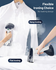 BEAUTURAL Steamer for Clothes, Handheld Garment Wrinkle Remover, White | Aluminum Heating Plate, Fast Heat-up, Portable Design, Large Detachable Water Tank, 1200 Watts (Only for 120V)