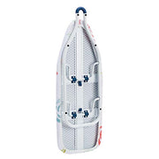 Amazon Basics Foldable Space Saving Ironing Board Tabletop with Non-Slip Feet, 77x29 cm, White, Floral