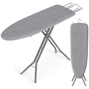 SONGMICS Ironing Board, Foldable, with Iron Rest, 43 x 13 Inches | Height Adjustable up to 34.6 Inches, with Cover and Pad, Iron Rest, Hook, Heavy-Duty Steel Legs, BORIX Collection ULLB001G01