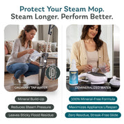Steam & Go Demineralized Water for Steam Mop – Clean Ocean Scent, 32 oz (Pack of 1) | Scented Floor Cleaner Solution, Ready-to-Use, Compatible with Any Steam Cleaner