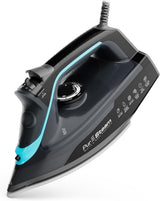 PurSteam SteamBurst+ Steam Iron, Ceramic Soleplate, Self-Clean, Anti Drip | 1750W | Ceramic Soleplate | Adjustable Steam | Self-Clean | Anti-Calc | Anti-Drip | Powerful Steam for All Fabrics