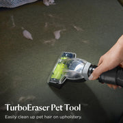 Bissell CleanView Swivel Vacuum, Triple Action Brush Roll, 3836 | Multi-cyclonic suction; extension wand; easy-empty dirt tank; swivel steering for maneuverability