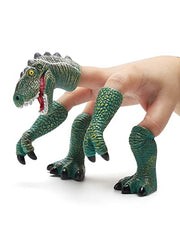 AQKILO Dinosaur Finger Puppet Set, Funny Animal Toy for Stories and Gifts | Weird Stuff Gifts for Dinosaur Fans, Funny Toys, Pretend Play, Storytelling Fun, and Creative Surprises