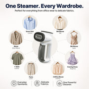 Neakasa Magic 1 Vacuum Steamer with Recycled Steam, 2-Year Protection Plan | Handheld Garment Steamer for Clothes, Smooth Wrinkles in One Glide, No Ironing Board, No Water Spots, Ready to Wear, 110–120V