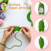 Gifts for Him Her Girlfriend Boyfriend Women Men Handmade Crochet Pickle | Anniversary Birthday Gifts for Women Men to My Love Wedding Romantic Gift for Wife Husband Couples I Love You Gifts