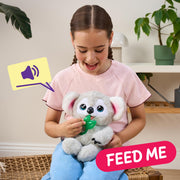 LITTLE LIVE PETS My Baby Koala Kiki, Koala Stuffed Animal | Interactive plush with 40+ sounds and reactions, blinking eyes, yawning, and a 2-in-1 eucalyptus leaf teether