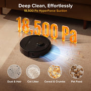 roborock 2026 New Qrevo S Pro Robot Vacuum and Mop, 18,500Pa Suction | Multifunctional Dock with 167℉ Mop Self-Cleaning, Smart Obstacle Avoidance, Anti-Tangle Brush, Liftable Spinning Mop, Black