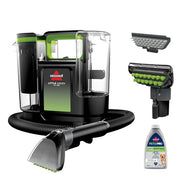 BISSELL Little Green Max Pet Portable Carpet Cleaner, 3860 | Self-Cleaning Tough Stain Tool & Pet Hair Removal Tool; car/auto detailing; deep upholstery cleaning