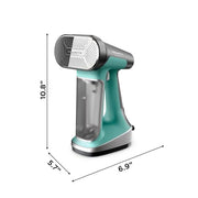 Rowenta Pure Force 2in1 Steamer & Iron: Powerful 1875 Watts, Vertical Steaming & Horizontal Ironing, Auto-off, XL Tank Capacity (7.1 Oz), Green Clothes Steamer DR8822