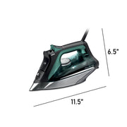 Rowenta Pro Master Stainless Steel Soleplate Steam Iron for Clothes, Anti-Drip Protection, 210 g/min, 400 Microsteam Holes, 1775 Watts Iron Steamer for Clothes, Powerful Steam DW8360