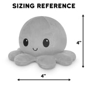 TeeTurtle Reversible Octopus Pink & Aqua 4 Inch Flip Plush