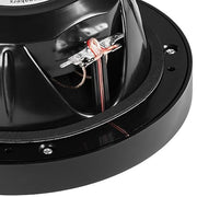 BELVA BBMS8B 8” 2-Way 500W Peak (250W RMS) Black Marine Coaxial Speakers for Marine/ATV/Motorcycle/Powersports