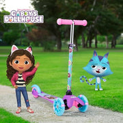 Kick Scooter for Kids, 3 Wheel Self Balancing, Light Up LED Wheels | Lean-to-Steer Control, Wide Anti-Slip Deck, Rear Foot Brake, Light-Up Wheels, 75 lb Capacity, Skill Building