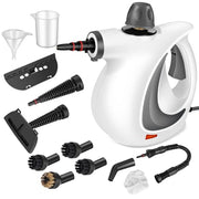 Handheld Steam Cleaner, Pressurized Hot Steam with 12 Accessories for Home