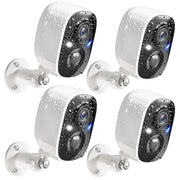 GMK 4 Pack Cameras System, Security Cameras Wireless Outdoor, 2K Video