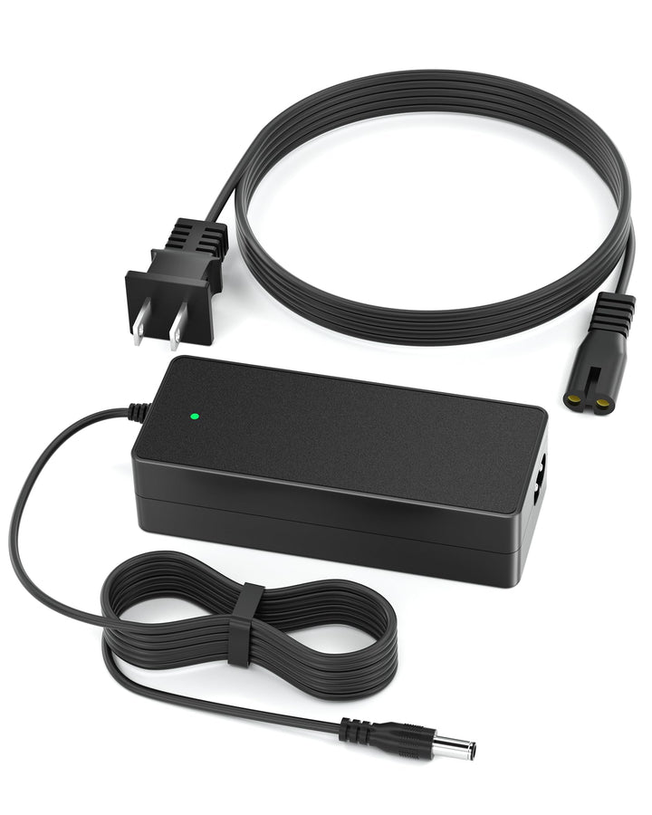 VHBW 42V 2A Electric Scooter Charger for 36V Lithium Battery | Compatible with GoTrax/Jeston/Hover-1/Hiboy&more Electric Scooters/Bikes ,ETL Listed SGS Tested,Fast Charger-Round DC Plug