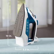 BLACK+DECKER Easy Steam Compact Iron, IR06V, Dual Position Cord, TrueGlide Non-Stick Soleplate, Vertical Steam, SmartSteam
