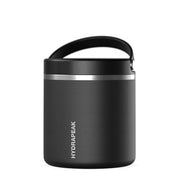 Hydrapeak 25oz Stainless Steel Vacuum Insulated Food Jar for Hot Food and Cold Food, Wide Mouth Leak-Proof Soup Jar for Adults, 10 Hours Hot and 16 Hours Cold (Black)