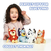 Bingo & Bluey Plush Toys 2-Pack, Soft Deluxe Fabric, Embroidered | Cuddly stuffed animals for show time, story time, or naps; Bluey toys for preschoolers and fans ages 3+