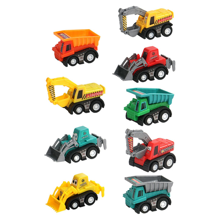 Fajiabao Construction Toy Cars for Toddlers 3+ Mini Pull Back Cars Boy Toys | Small Truck Toys, Sensory Bin Fillers, Goodie Bag Stuffers & Christmas Stocking Stuffers for Kids 3-5, Gifts for Boys & Girls