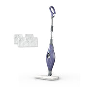 Shark Steam Pocket Mop with 2 Washable Double-sided Pads, Purple, S3501 | Lightweight, 2 Machine Washable Double-Sided Microfiber Pads, Swivel Steering, Steam Sanitization on Sealed Hard Floors