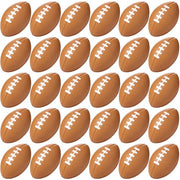 Blulu 30 Pack Mini Footballs Foam Sports Balls Bulk 2.17" for Kids Adult | Brown, School Party Favor, Sports Themed Ball Toy, First Year Down Birthday, Homecoming Game, Goodie Bag Stuffer, Stress Ball