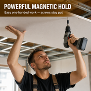 Universal Magnetic Screw Holder for Drill Bits and Screwdrivers.