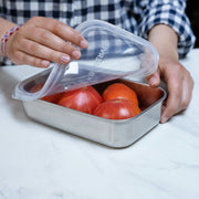 Family-Sized Rectangle Bundle Stainless Steel Food Storage Containers