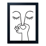 Black and White Bathroom Wall Decor Bad Smell Humorous Wall Art Funny Guest Toilet Picture Print Painting Modern Minimalistic Bathroom Sign