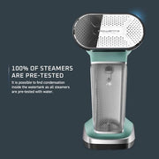 Rowenta Pure Force 2in1 Steamer & Iron: Powerful 1875 Watts, Vertical Steaming & Horizontal Ironing, Auto-off, XL Tank Capacity (7.1 Oz), Green Clothes Steamer DR8822
