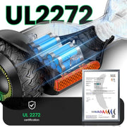 Gyroor Hoverboard G13 All-Terrain Off-Road Bluetooth LED Lights for Kids | UL 2272 Certified, 6.5" All-Terrain Tires, Dual 250W Motors hoverboard for Kids Ages 6-12 & Adults, Birthday & Holiday Gift
