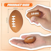 Blulu 30 Pack Mini Footballs Foam Sports Balls Bulk 2.17" for Kids Adult | Brown, School Party Favor, Sports Themed Ball Toy, First Year Down Birthday, Homecoming Game, Goodie Bag Stuffer, Stress Ball