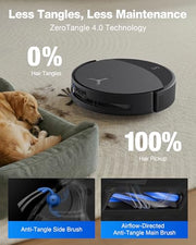 ECOVACS DEEBOT T90 PRO Omni Robot Vacuum and Mop, 30000Pa Blast Suction | TruEdge Instant Self-Cleaning OZMO Roller, PowerBoost Charging, Triple Lift Carpet Care, ZeroTangle for Pet Family,YIKO Agent