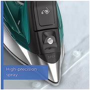Rowenta Pro Master Stainless Steel Soleplate Steam Iron for Clothes, Anti-Drip Protection, 210 g/min, 400 Microsteam Holes, 1775 Watts Iron Steamer for Clothes, Powerful Steam DW8360