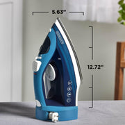 BLACK+DECKER Steam Iron for Clothes with Retractable Cord | Retractable-cord steam iron with anti-drip, vertical steam, auto clean and spray mist for easy ironing.