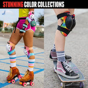Triple Eight Saver Series 3-Pack Pad Set– Ideal for Skateboarding, In-line Skating, Roller Skating, and Biking