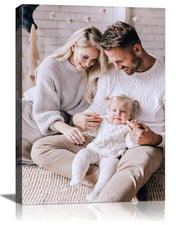 Canvas Prints with Your Photos,Ship Next Day Custom Wall Art for Home Decor | Perfect Custom Photo Gifts for Wedding, Birthday, Family & Friends - Ready to Hang Canvas Pictures Framed 8x10