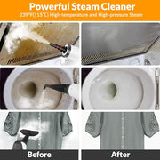 Handheld Steam Cleaner, Pressurized Hot Steam with 12 Accessories for Home