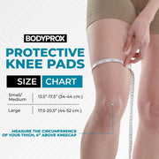Bodyprox Protective Knee Pads, Thick Sponge Anti-slip Knee Sleeve